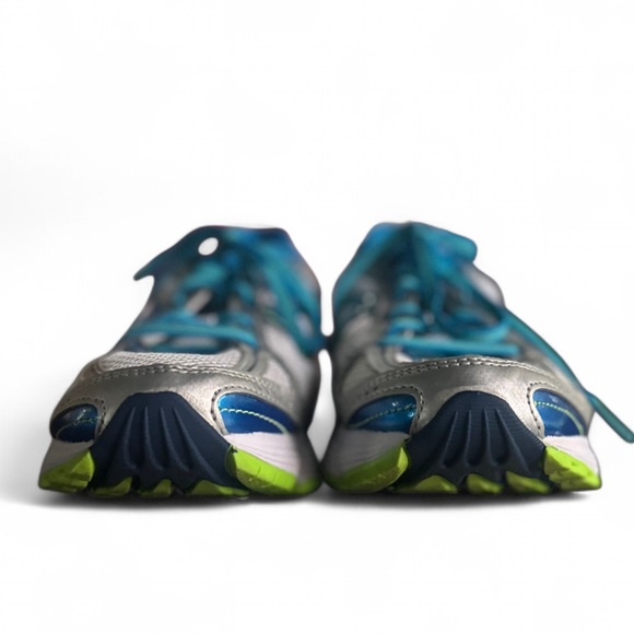 Saucony Ignition 4 Women’s Running Shoes – Neon & Blue – Size 8 - Picture 3 of 9